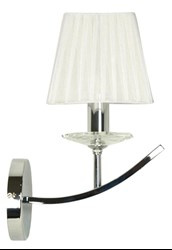 VALENCIA LAMPA KINKIET 1X40W E14 CHROM 15X36