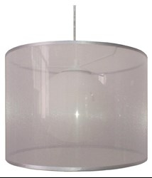 CHICAGO LAMPA WISZĄCA 37 1X60W E27 SREBRNY