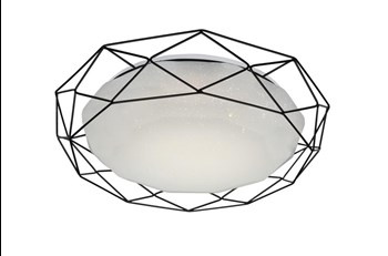 SVEN LAMPA SUFITOWA PLAFON 43 16W LED 3000K CZARNY
