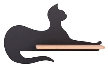 LAMPA CAT KINKIET ŚCIENNY 5W LED IQ KIDS SIEDZĄCY CZARNY