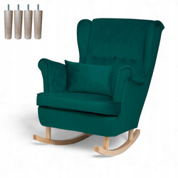 Uszak Bujany Turkusowy + Poduszka + Nogi