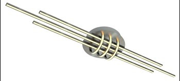 NAKSOS LAMPA WISZĄCA PLAFON 110X22 40W LED SATYNA NIKIEL 4000K APETI