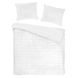 Pościel satyna bawełniana MARSELA WHITE/160x200 EXCLUSIVE