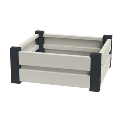 Kwietnik-Rabata Ogrodowa 20x50x50 Biały Warzywnik + PIANKA