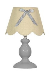 WHILMA LAMPA 1X40W E14 SZARY