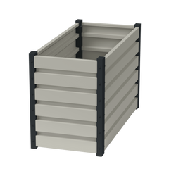 Kwietnik-Rabata Ogrodowa 60x50x100 Biały Warzywnik + PIANKA