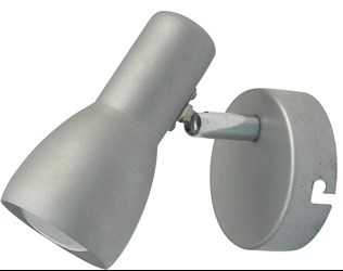 PICARDO LAMPA KINKIET 1X40W E14 SZARO SREBRNY