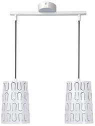 VISTA LAMPA WISZĄCA 2X60W E27 BIAŁY