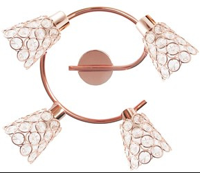 GLOSSY LAMPA SUFITOWA SPIRALA 4X40W G9 MOSIĄDZ