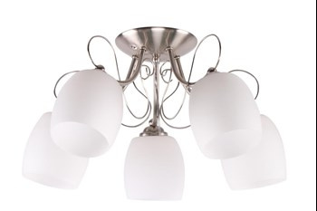 AMBA LAMPA SUFITOWA 5X40W E27 BIAŁY