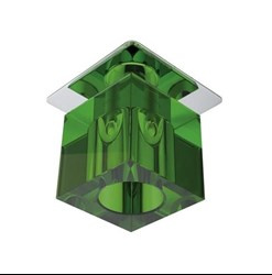 SK-19 CH/GR G4 CHROM OPR. STROP. STAŁA KRYSZTAŁ 20W G4 ZIELONA