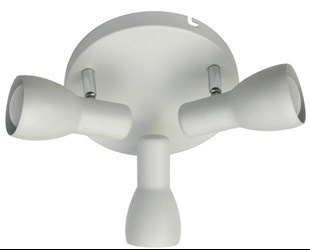 PICARDO LAMPA SUFITOWA PLAFON 3X40W E14 BIAŁY MAT