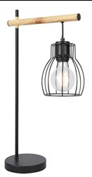 BERNITA LAMPA GABINETOWA 1X60W E27CZARNY