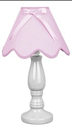 LOLA LAMPA GABINETOWA 1X40W E14 RÓŻOWA