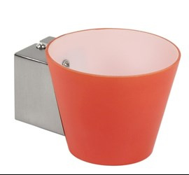 LAMPA SIMONET KINKIET POJEDYŃCZY 40W G9 STOŻEK POMARAŃCZ