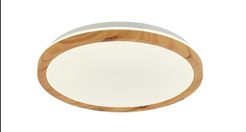 PLAFON KATO 300 mm 1 BIAŁY JASNE DREWNO