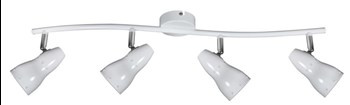 LAMPA FIORD LISTWA 4X40W E14 BIAŁY