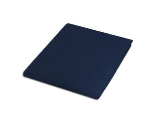 Prześcieradło satyna bawełniana ciemny granat 026/160x220