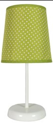 GALA LAMPA 1X40W E14 ZIELONA W KROPKI
