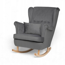 Uszak Bujany Ciemny Szary + Poduszka