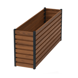 Kwietnik-Rabata Ogrodowa 80x50x200 Drewnopodobny Warzywnik + PIANKA