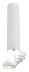 LAMPA SUFITOWA TUBA 1X50W GU10 6/30 BIAŁY