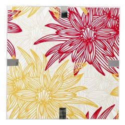 GEORGIA LAMPA SUFITOWA PLAFON 31X31 10W LED CZERWONO ŻÓŁTY 6500K