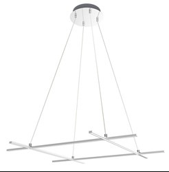 ANDROS LAMPA WISZĄCA 70X70 40W LED SREBRNY 4000K APETI