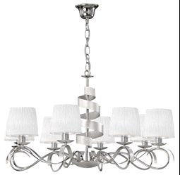 DENIS LAMPA WISZĄCA 8X40W E14 CHROM