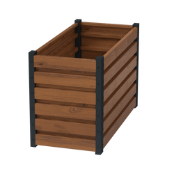 Kwietnik-Rabata Ogrodowa 60x50x100 Drewnopodobny Warzywnik + PIANKA