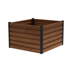 Kwietnik-Rabata Ogrodowa 60x100x100 Drewnopodobny Warzywnik + PIANKA