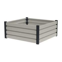 Kwietnik-Rabata Ogrodowa 40x100x100 Biały Warzywnik + PIANKA