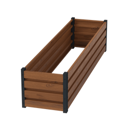 Kwietnik-Rabata Ogrodowa 40x50x200 Drewnopodobny Warzywnik + PIANKA