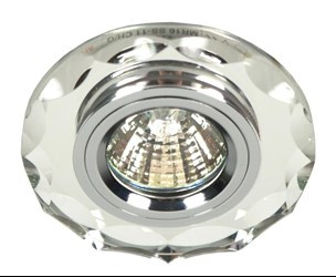 SS-12 CH/WH MR16 CHROM OPR. STROP. STAŁA OKRĄGŁA SZKŁO BEZBARWNE