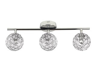 STARLET LAMPA SUFITOWA LISTWA 3X40W G9 CHROM/TRANSPARENT