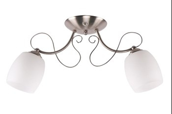 AMBA LAMPA SUFITOWA 2X40W E27 BIAŁ