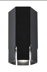 LAMPA SUFITOWA TUBA 1X25W GU10 6,3/12 CZARNY