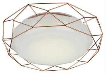 LAMPA PLAFON SVEN 43 24W LED 4000K ZŁOTY