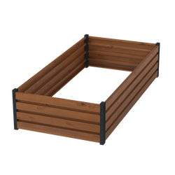 Kwietnik-Rabata Ogrodowa 40x100x200 Drewnopodobny Warzywnik + PIANKA