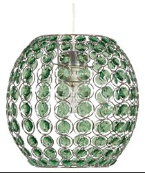 RICA LAMPA WISZĄCA 28 1X40W E27 ZIELONY + LINKA 85-10523