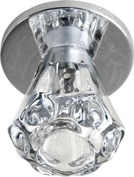 SK-32 CH G4 CHROM OPR. STROP. STAŁA KRYSZTAŁ 20W G4 LEJEK