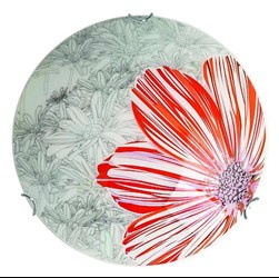 SPRING LAMPA SUFITOWA PLAFON 30 1X60W E27 CZERWONY