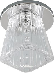 SK-58 CH/WH G4 OPR.STROP.STAŁA KRYSZTAŁ 20W G4 OSTROSŁUP KWADRATOWY