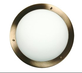 AQUILA LAMPA SUFITOWA PLAFON 18 1X40W G9 PATYNA IP44 (BŻ)