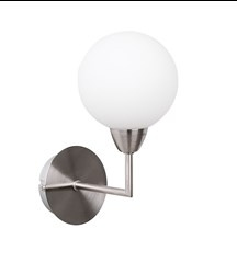 Logos lampa kinkiet satyna 1x25w g9 klosz biały