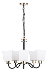 SCHUBERT LAMPA WISZĄCA 5X40W E27 CZARNY