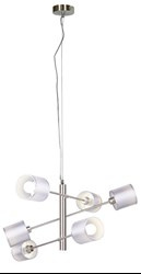 SAX LAMPA WISZĄCA LINKA 6X40W E14 SATYNA