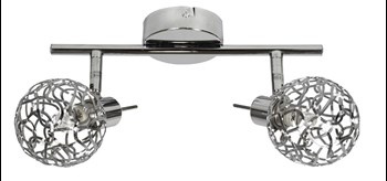 LAMPA PUZZLE LISTWA 2X40W G9 CHROM