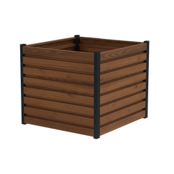 Kwietnik-Rabata Ogrodowa 80x100x100 Drewnopodobny Warzywnik + PIANKA