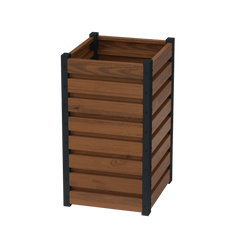 Kwietnik-Rabata Ogrodowa 80x50x50 Drewnopodobny Warzywnik + PIANKA